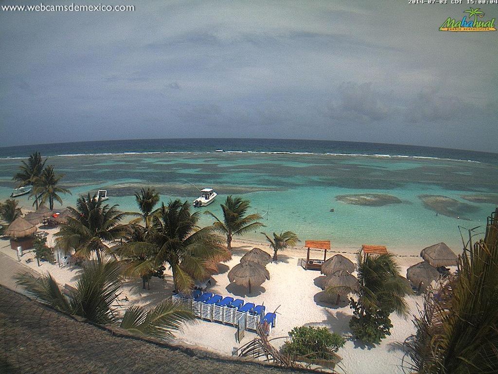 Hotel Blue Reef Frente Al Mar Mahahual Eksteriør bilde