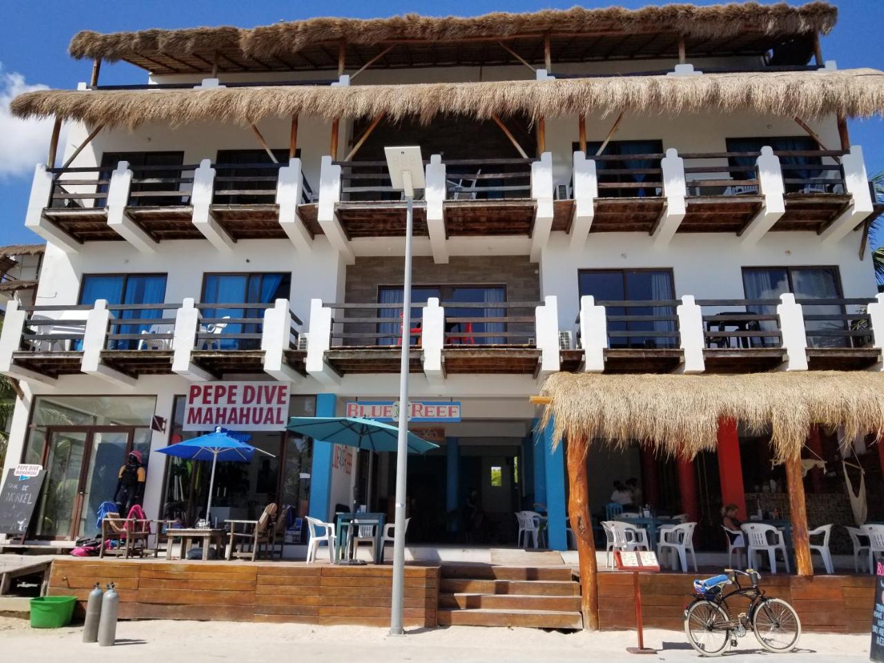 Hotel Blue Reef Frente Al Mar Mahahual Eksteriør bilde