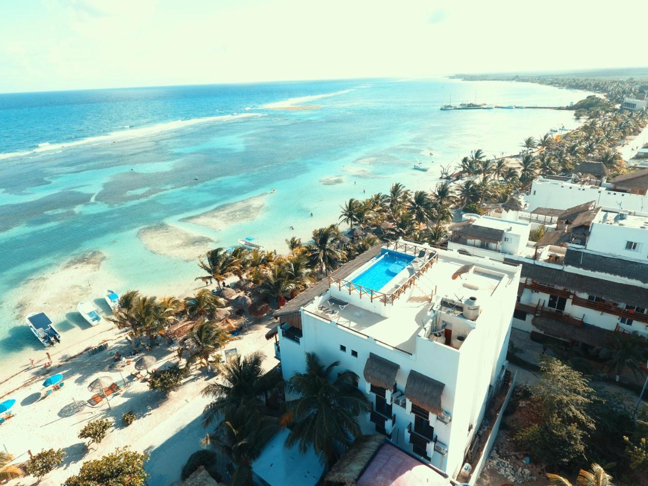 Hotel Blue Reef Frente Al Mar Mahahual Eksteriør bilde