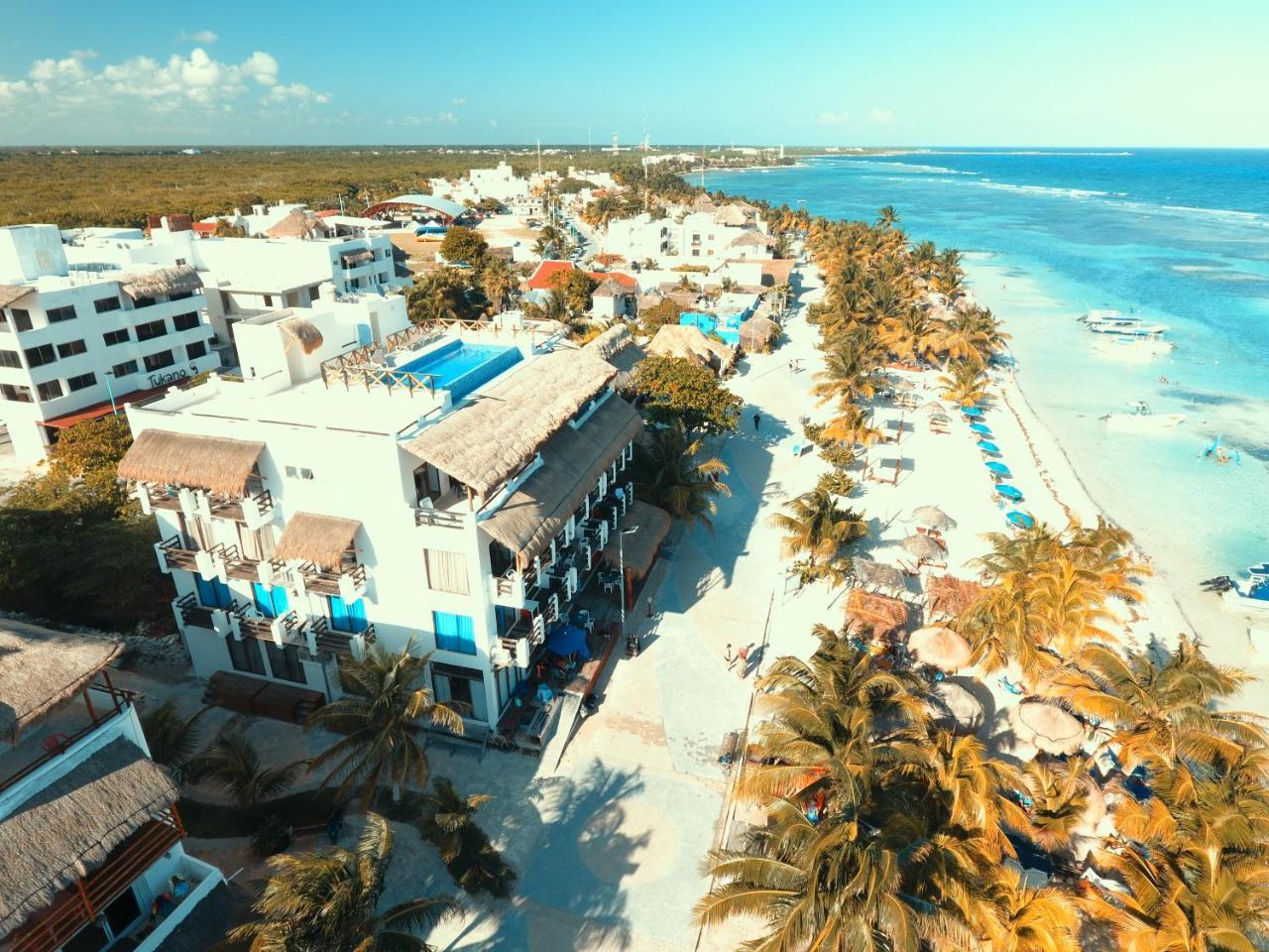 Hotel Blue Reef Frente Al Mar Mahahual Eksteriør bilde